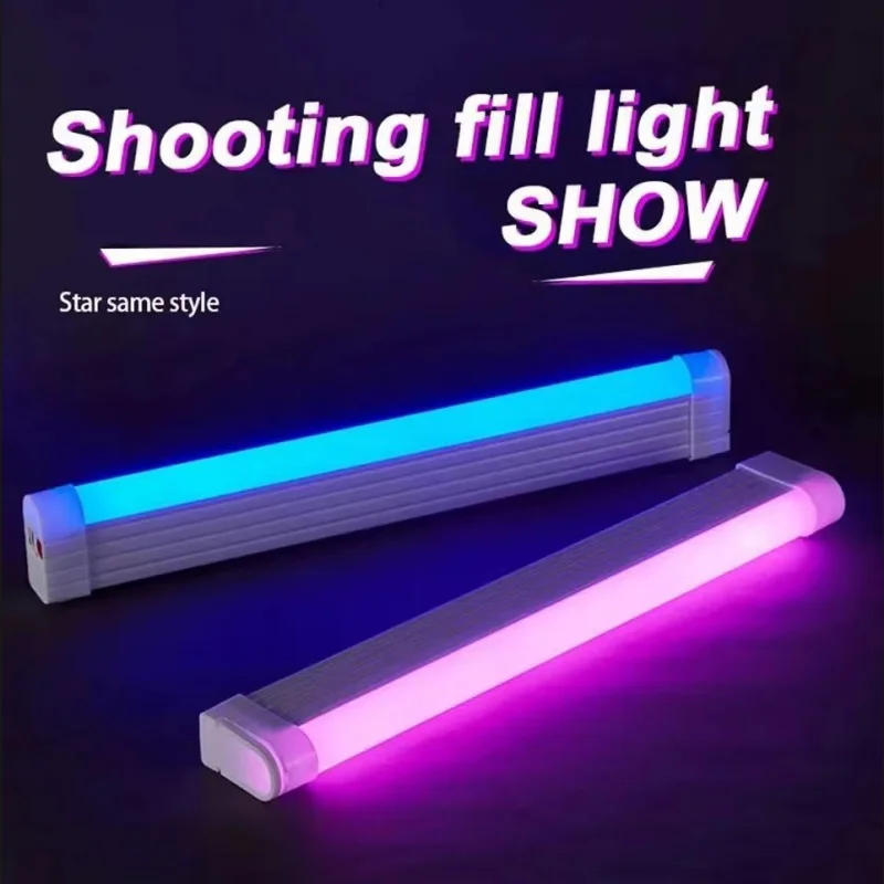LED RGB Night Light Photography Fotografia Forping Light, Farebná svietidlo atmosfér