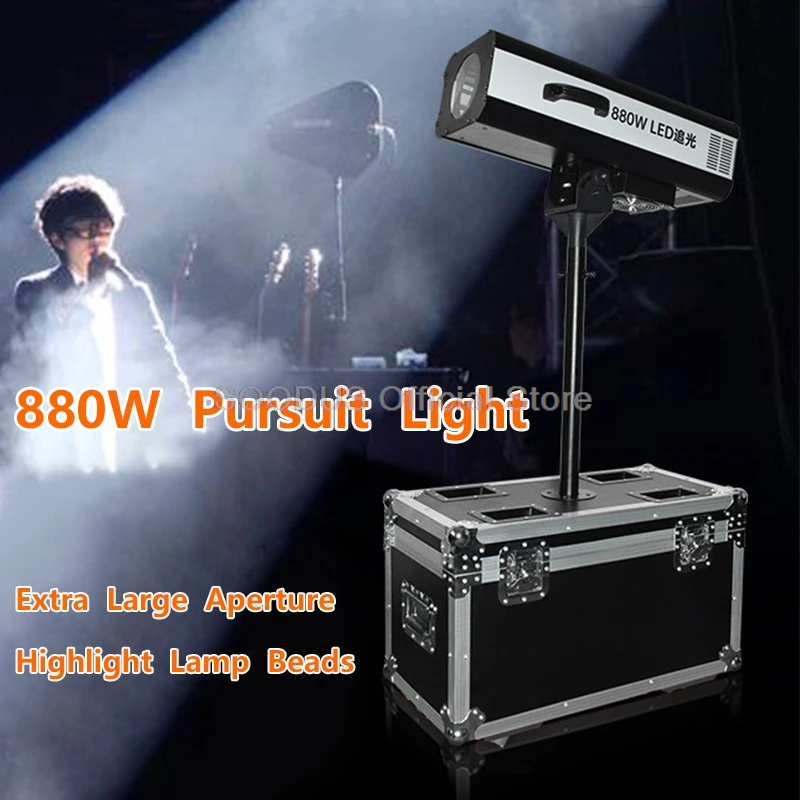 LED sledujte Spot Light for Wedding Theatre DJ vianočné večierky Doplnkové svetlo sledovanie sledovača dvojité zaostrenie s statívom