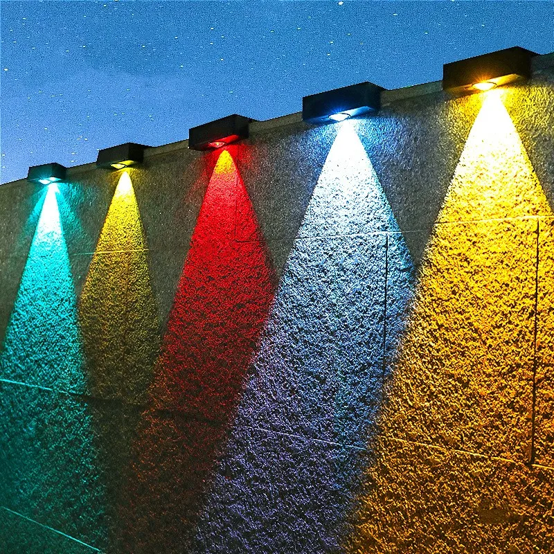 LED solárna nástenná lampa vonkajšia vodotesná slnečná solárna plota svetlo záhradné dekorácie Lights Courtyard terasa balkón schodisko osvetlenie