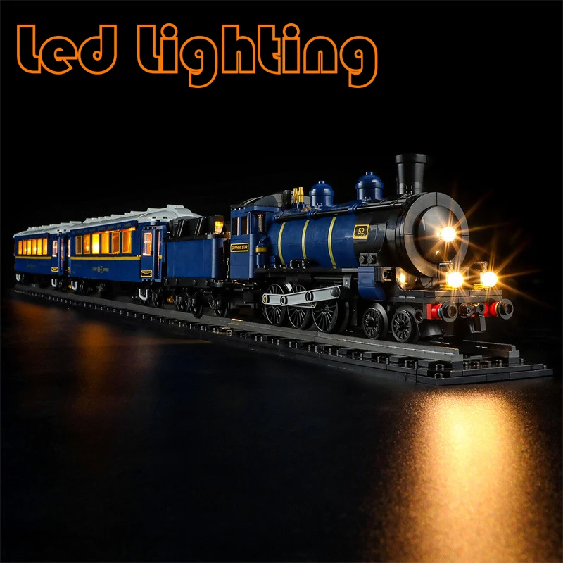 LED svetelná súprava pre 21344 The Orient Express Train Ideas Series City Train Station nie stavebné bloky (iba tehlová LED)