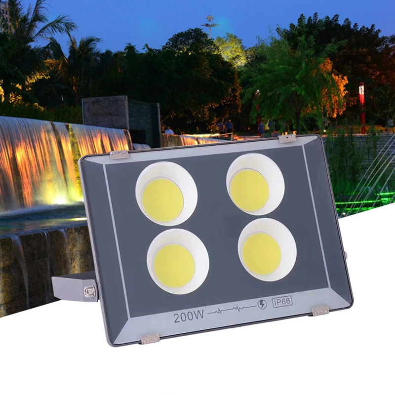 LED svetlomet 220V 300W 200W 100 W 50W High Bright IP66 nepremokavý vonkajší záhradný projektor osvetlenie Spotlight Wall Liflight.