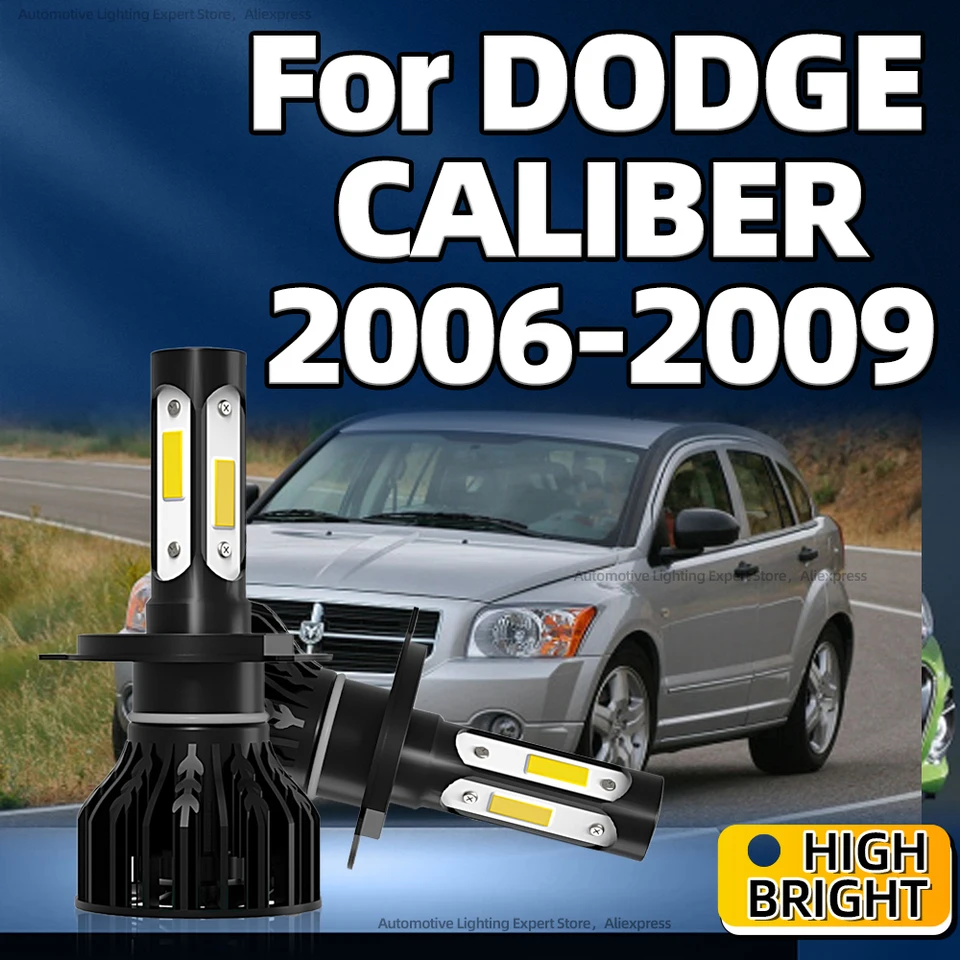 LED svetlomet H4 H4 žiarovky 30000LM 6000K CANBUS CSP Chip High Bright Lamp pre Dodge Caliber Hatchback 2006 2007 2008 2009