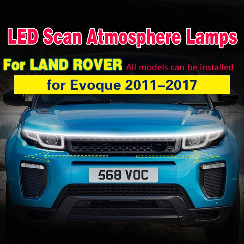 LED svetlomet pre Land Rover Range Rover Evoque 2011-2017 Skenovanie Štartovanie hmlových svetiel Denné svetlo vodotesné hmlové svetlo