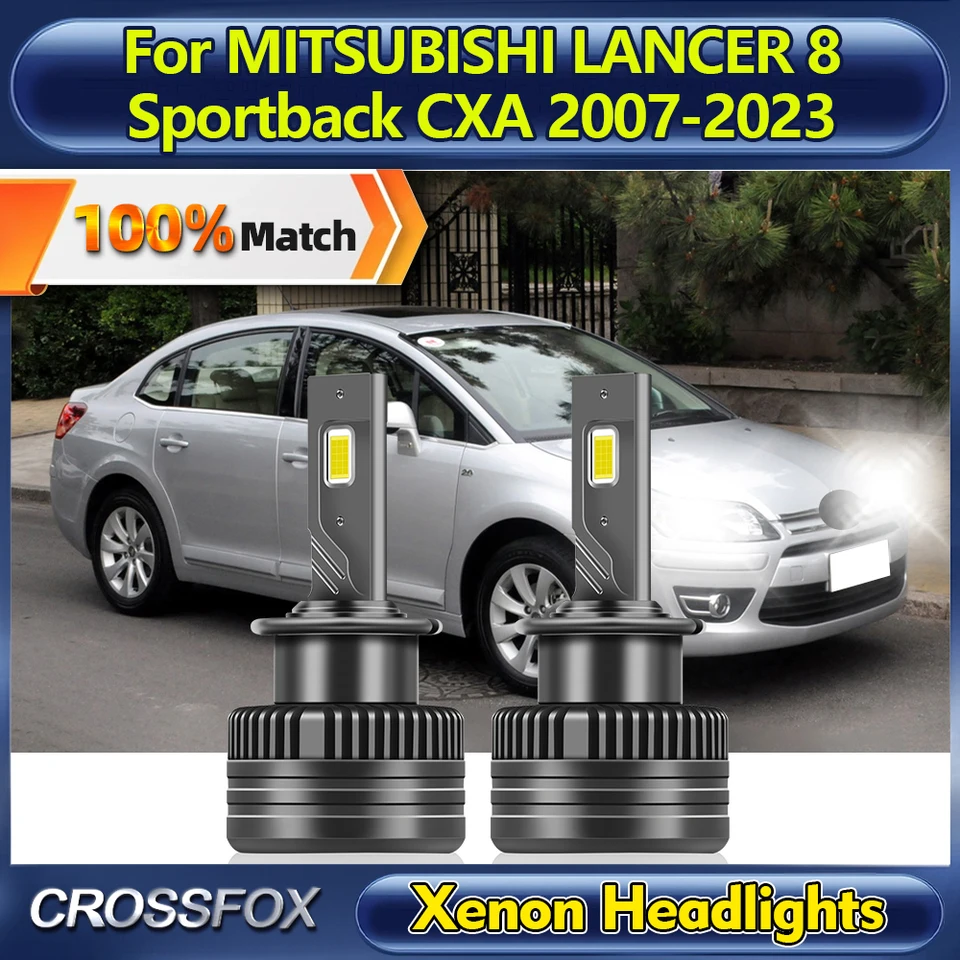 LED svetlomety žiarovky CANBUS 25000LM 120 W AUTOMNÉ LAMPS XENON HID 12V 6000K pre Mitsubishi Lancer 8 Sportback CXA 2007-2021 2022 2023