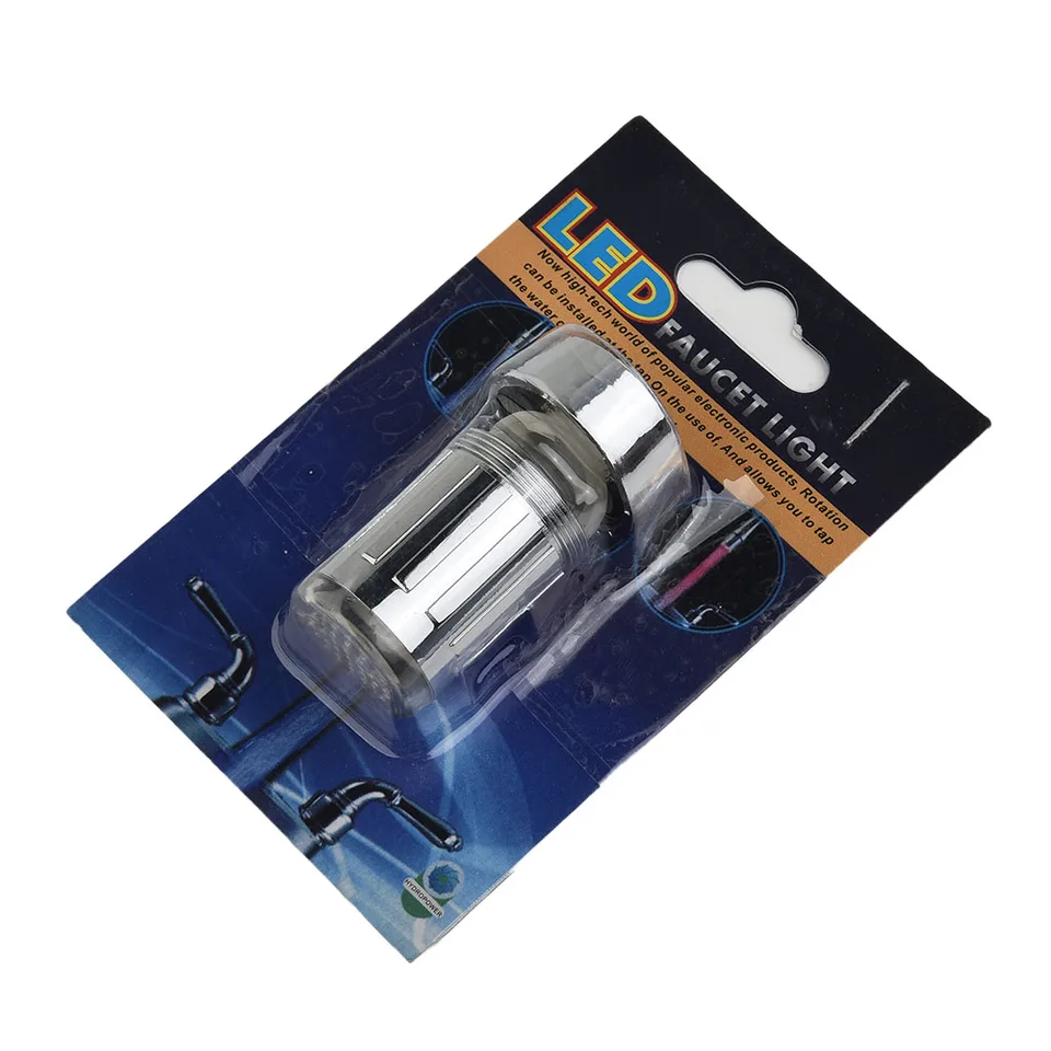LED TAP Faucet LED svetlo Faucet GLEATING FAUCET ILLUMINOVANÉ VNÚTORNÉ VLASTNÉ VLASTNÉ Adaptér
