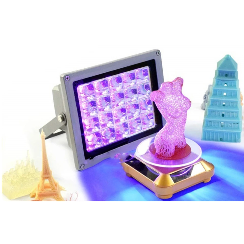 LED ultrafialové svetlo UV LED LED LED žiarovka 365nm 405nm 395nm pre beztieňové lepidlo GLEE GREEN OLE FOTOGENTIVE ŽISIN 3D tlač 3D