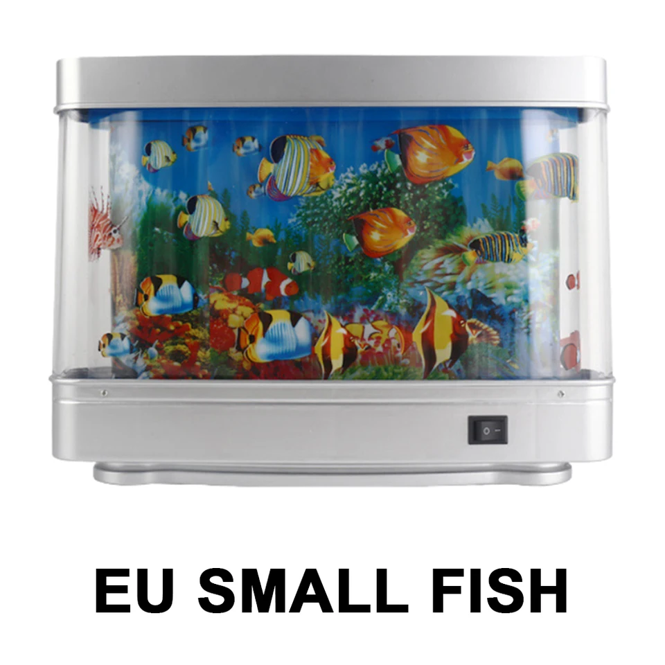 LED umelé akvárium nočné svetlo Dynamické falošné ryby Tank Light Tropical Fish Senzory Aquarium Lamp Darček pre deti
