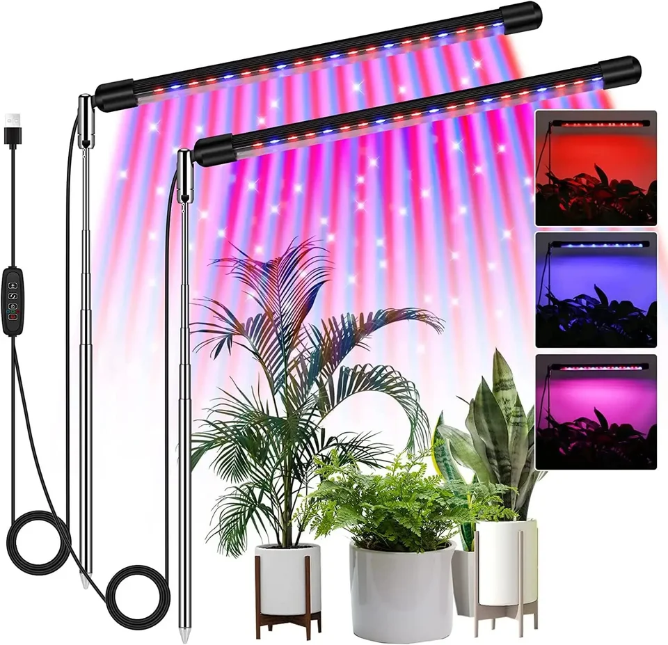 LED USB GROW LAMP Plné spektrum 5V rastlina GROW Svetlo červená modrá pre vnútorný skleníkový kvet semená