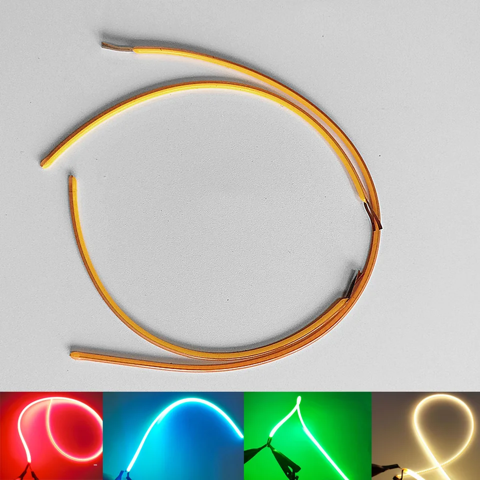 LED vlákno flexibilné DC3V 80MM110MM128MM190MM300 mm edison žiarovky, časti LAMP, kladné záporné negatívne koncové DIY Dekoratívna lampa