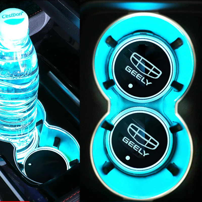 LED vodná dráha vodné sklo Atmosféra Svetelná nálepka pre Geely Atlas Coolray Mk Cross Emgrand GS GL Styling Príslušenstvo