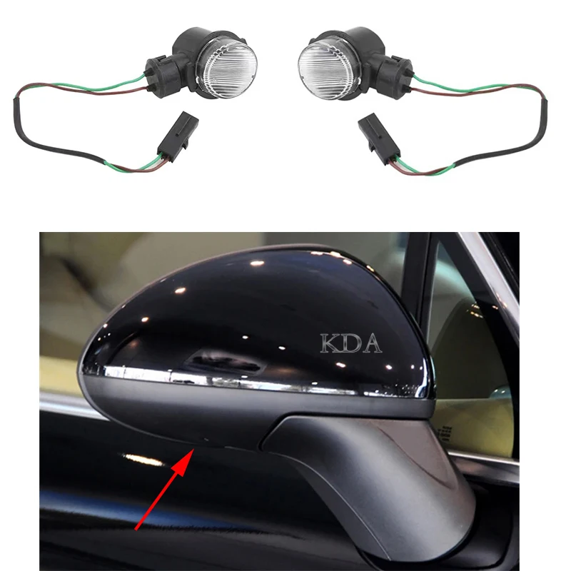 LED Zadné zrkadlo Puddle Light LightSy Light Light No Logo pre Porsche Cayenne 2011 2012 2013 2013
