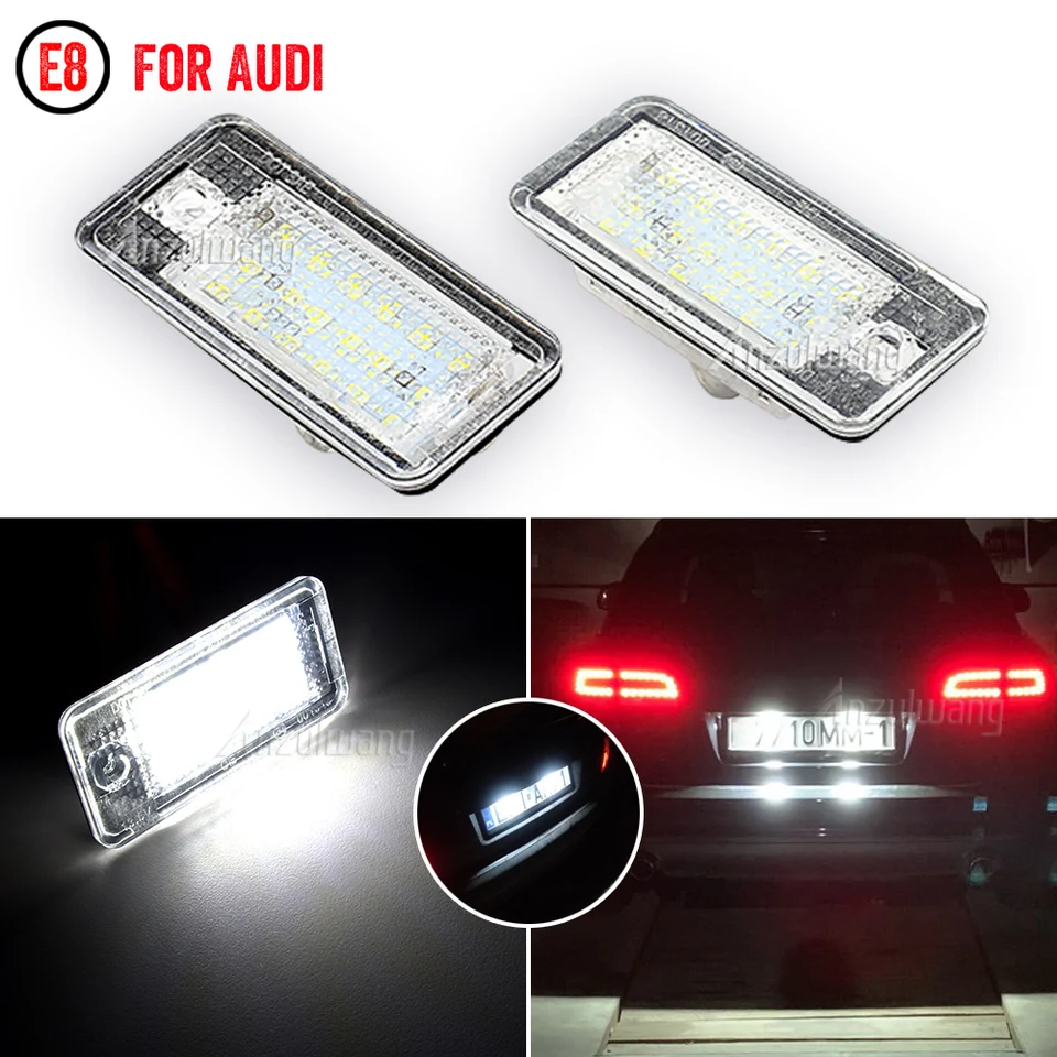 LED číslo LIVE SVETLO SVETLA LAMP Biela LED LED CANBUS Auto pre Audi A3 S3 A4 B6 A6 S6 A8 S8 B7 RS4 CABRIOLET RS6 AVANT