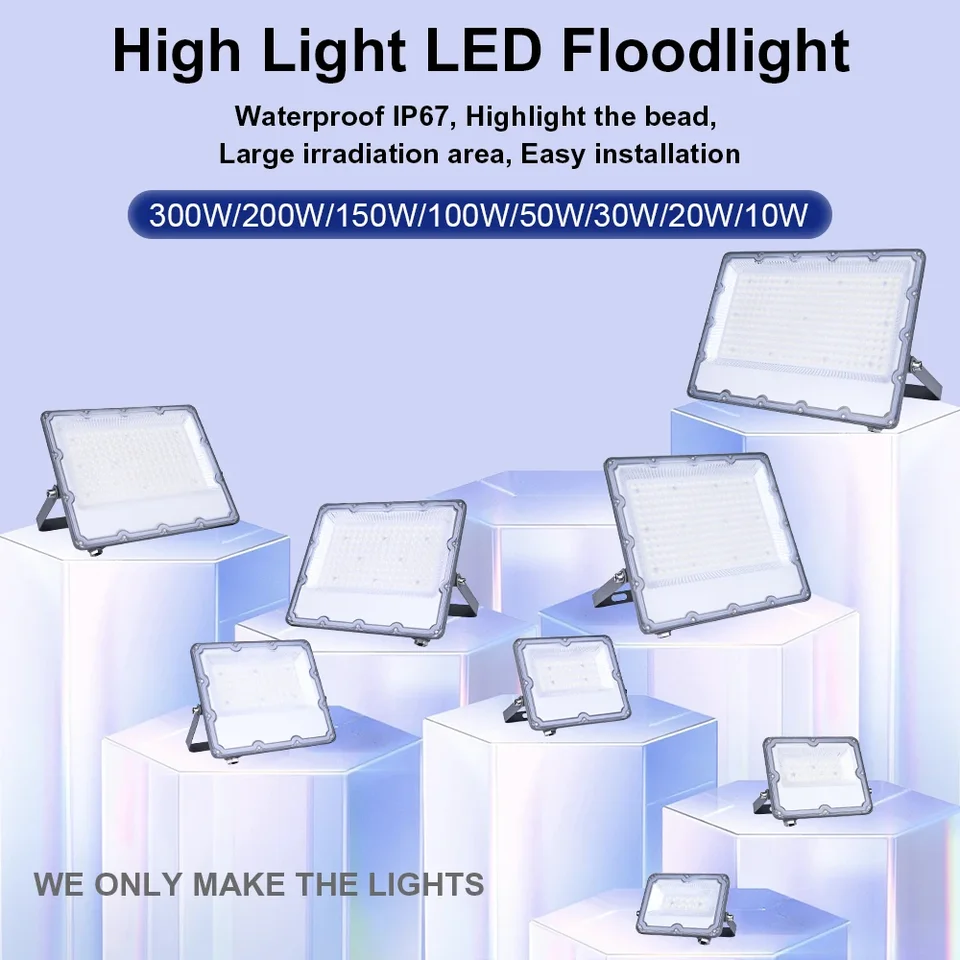 LED špeciálne jasné svetlo svetlomet AC220V10W-300W záhradné nádvoria osvetlenie IP67 nepremokavé vonkajšie nástenné lampa reflektor.