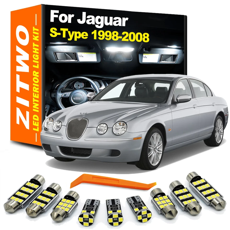 LED žiarovka interiérové ​​čítanie Light Sit pre Jaguar S-Type Stype X200 X202 X204 X206 1998- 2003 2004 2005 2006 2007 2008 Príslušenstvo