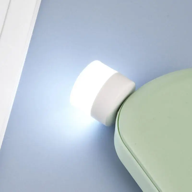 LED žiarovka USB prenosné mini nočné svetlo pre rôzne príležitosti Mobilné elektrické svetlo okrúhleho žiarovky