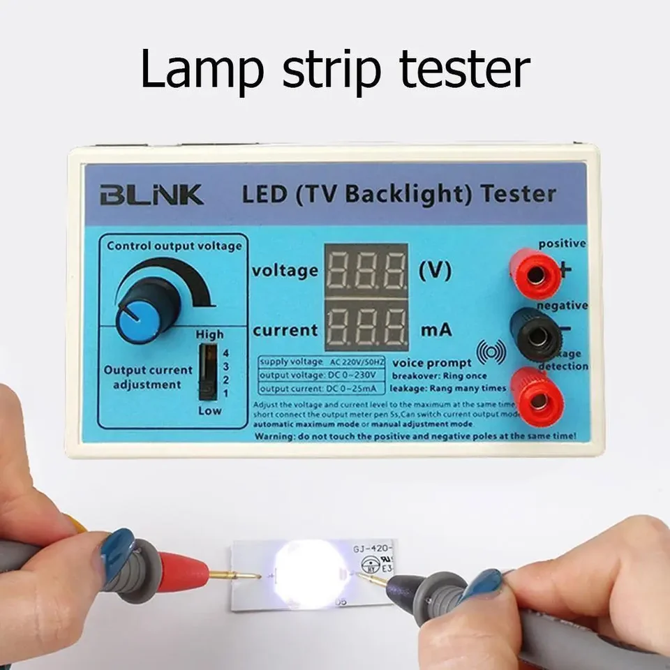 LED žiarovky prúžky guľôčky testovacieho nástroja meranie prístroja TV tester merače podsvietenia