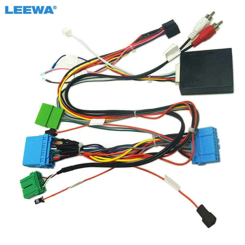 Leewa Car Stereo Audio 16pin Android Power Cable Adapter s Canbus Box pre Honda Odyssey 04-08 káblový postroj #CA6485