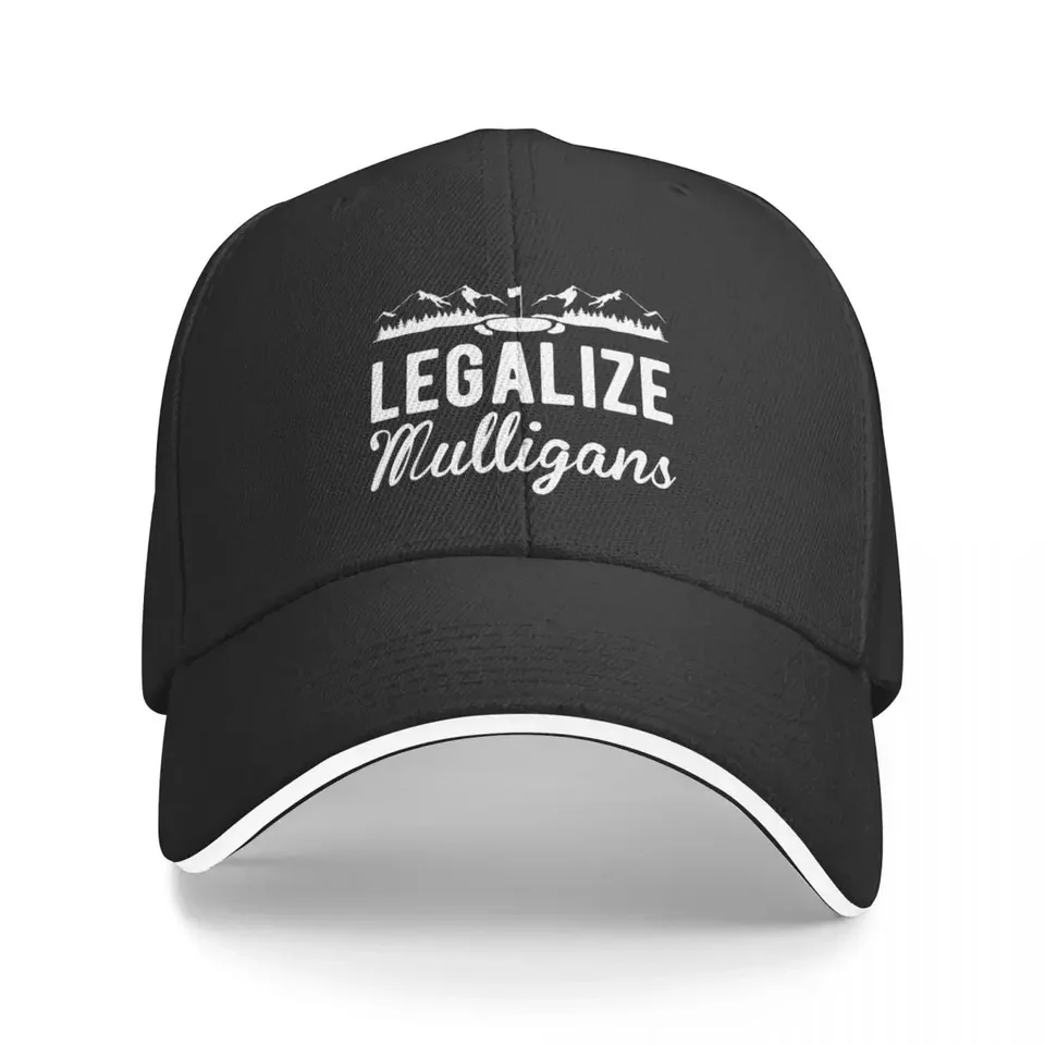 Legalizovať mulligans vtipný golf baseball čiapka Snapback Cap Bobble Hat Icon Snap Back Hat Dámske dámske 2025 mužov