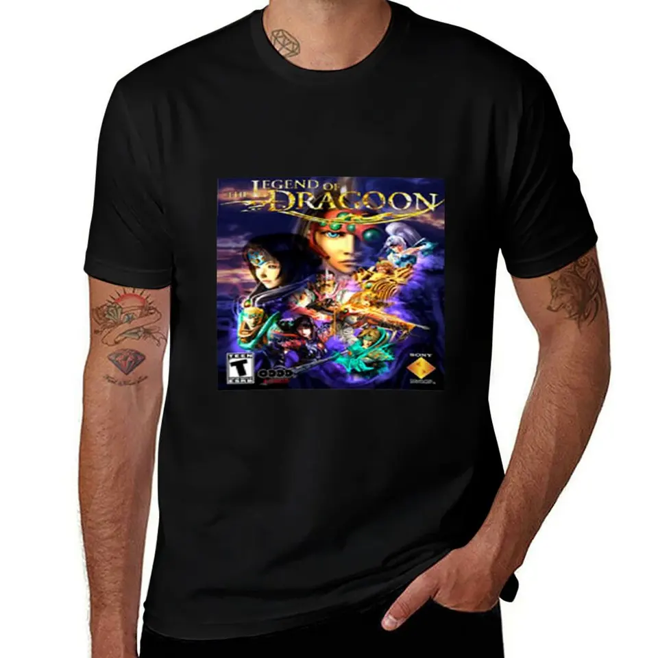 Legenda Dragoon Psx Classic Tričko New Edition Vintage T košele prispôsobené košele Men Grafika
