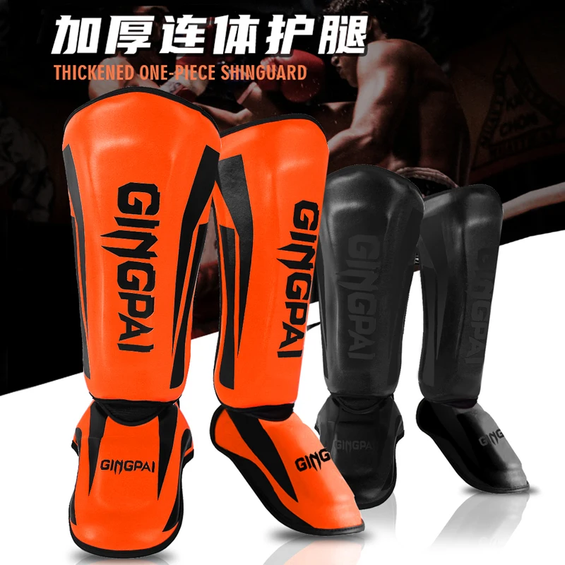 Legíny pre mládež/dospelý MMA Boxing Leggings Calf Muay Thai Sanda Insp Training Game Ankle Ochranné vybavenie Men Ženy Mma Foot Shin Guard
