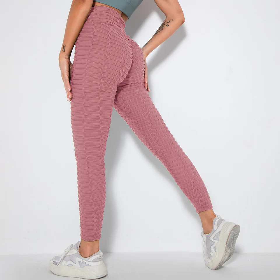 Legíny Ženy Anticelulit bezšvové legíny Push Up High Bross Peach Lift Sports Yoga Pants Fitness pančucháče NS5069