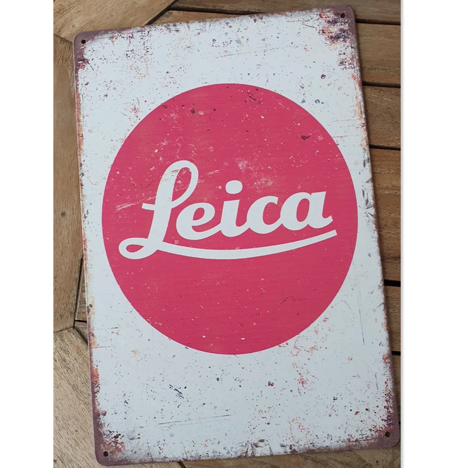 Leica Metal Sign vintage kovové taniere kaviareň Pub Pub