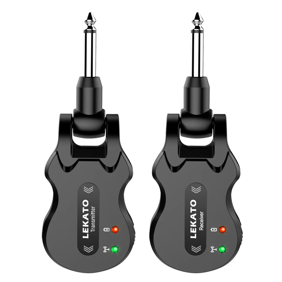 Lekato WS-50 5,8 GHz Elektrický akustický UHF bezdrôtový systém pre vysielač prijímača Audio 4 kanály Guitar Venmitter prijímač