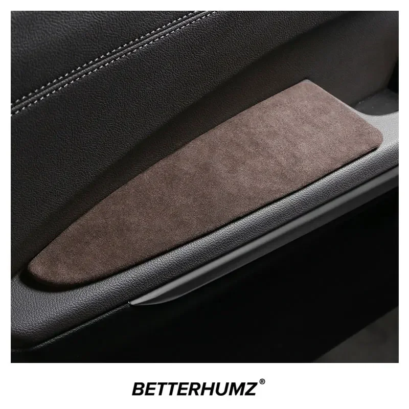 Lepšiehumz alcantara pre BMW E90 E92 F30 F32 F20 F22 F07 F10 G11 G12 X5 F15 F16 Dverová rukoväť lakťová lakťová lakťová podložka