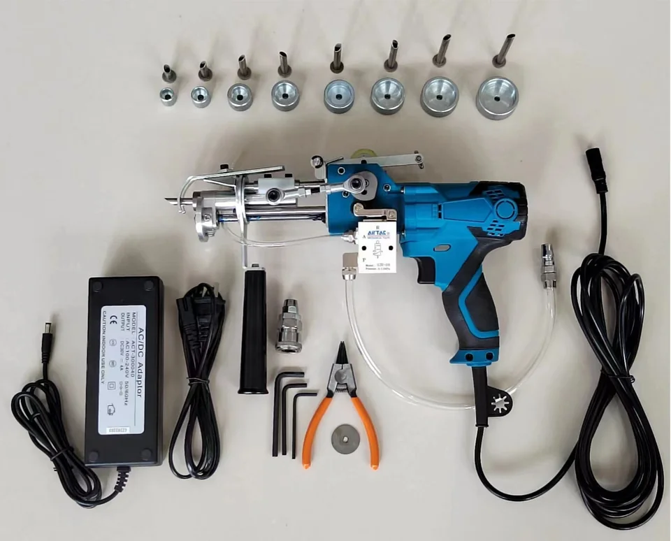 Lepší pôvod AK-3 Pneumatic Tufting Gun 2 v 1 ručný strun vzduchom riadený dlhý hromadu koberca AK-3 AK-3
