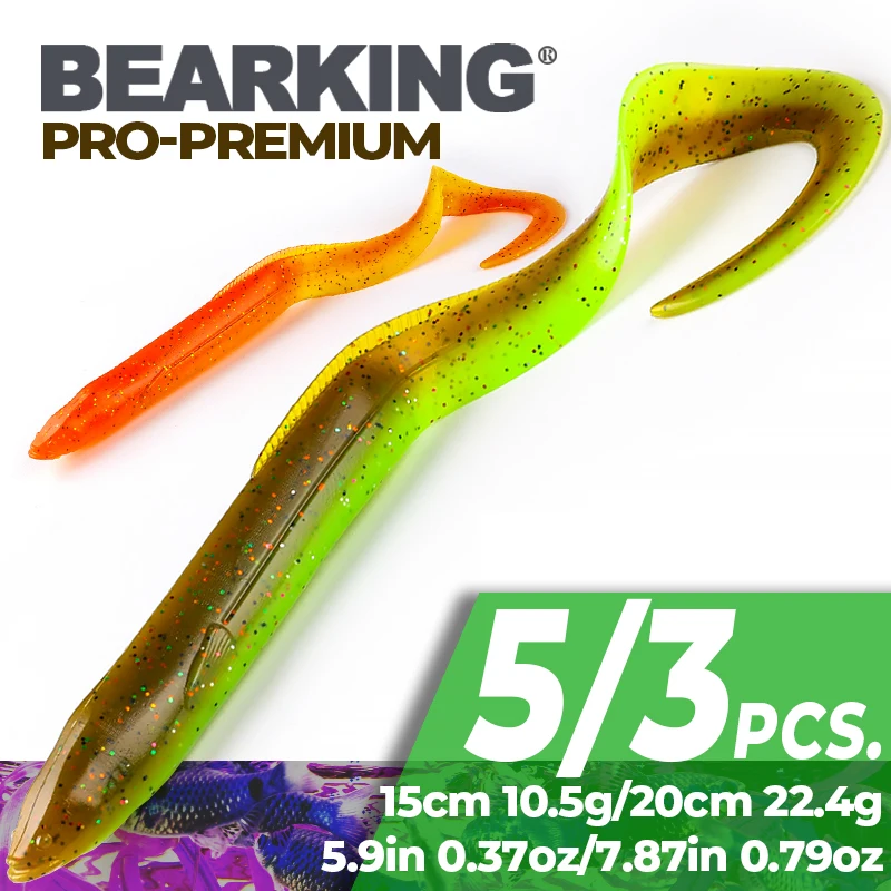 Lesko Pro Eel Soft Lures 20cm 15 cm umelé návnady Rybársky červ Silikón Bass Pike Minnow Swimbait Jigging Plaity Plaity