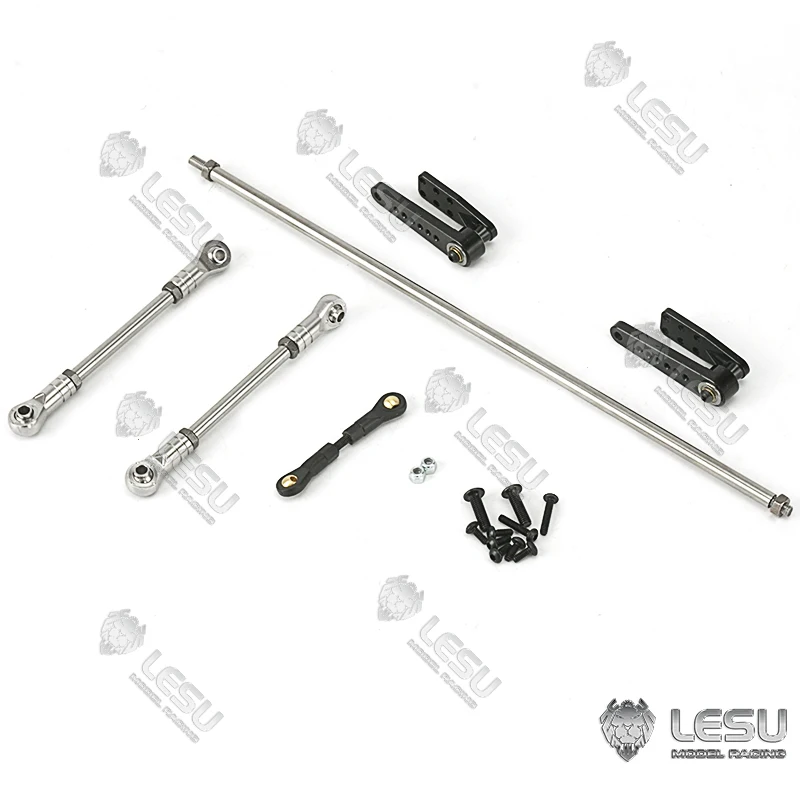 LESU Metal Extended Riadenie ROAD ROD pre 1/14 RC TAMIYAY MODEL 8*8 8*