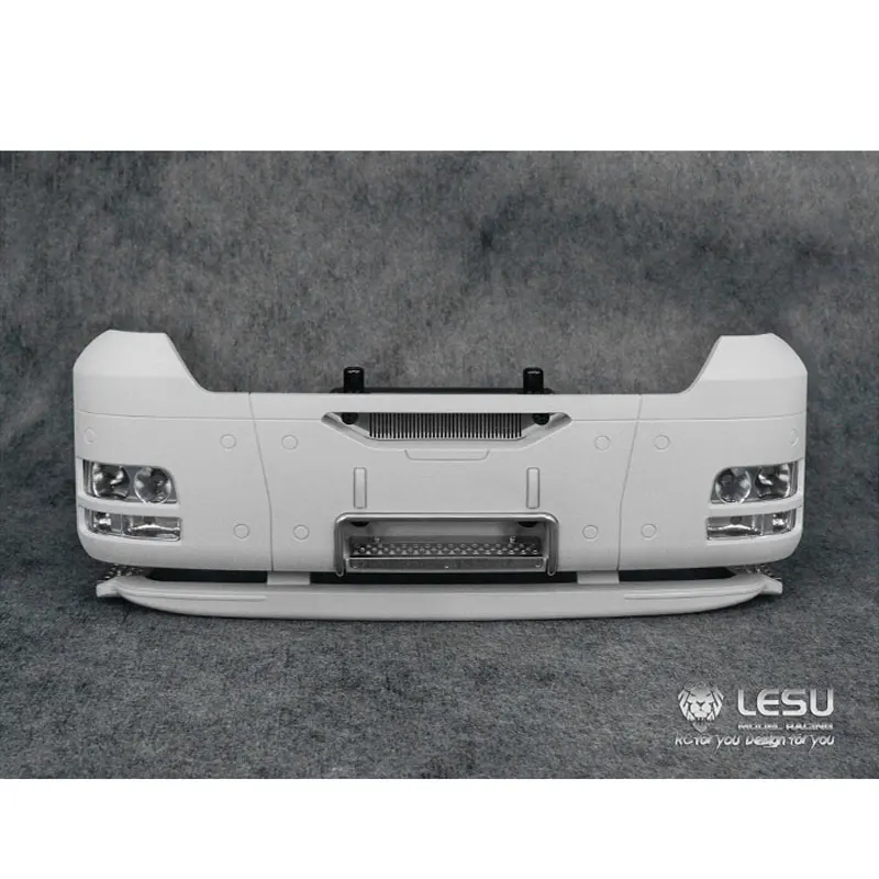 LESU vylepšený kovový dolný predný nárazník pre 1/14 RC TRACK MAN TGX DUMPER CAR TH02264