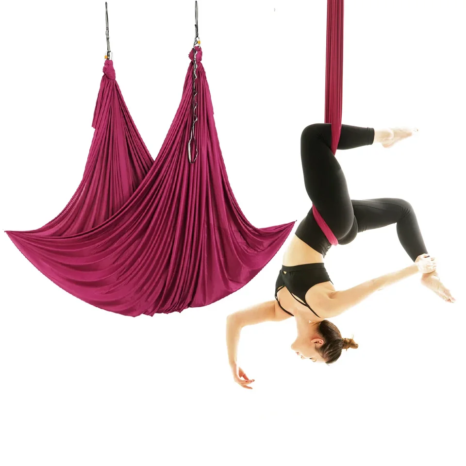 Letecká joga hojdacia hojdačka Swing proti gravitácii lichobežník Lapeze Aerial Equipment inverzie Flexibilita Flexibilita pevnosť jadra Bodybuilidng