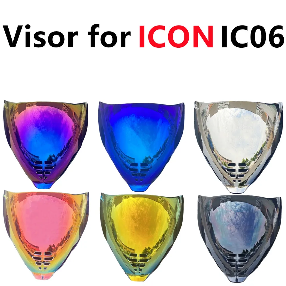 Letecký priezor pre ikonu Airflite IC06 Face Strchil Lens UV chránený Viseiras Capacete Moto Motorcycle Acsories