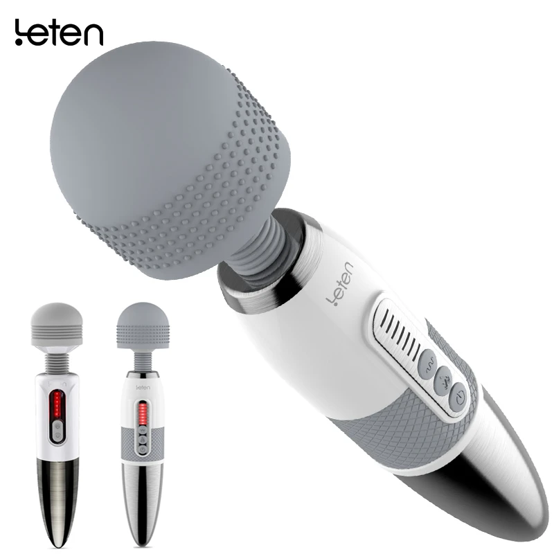 Leten AV Magic Wand Massager Obrovské dildá a sexuka Žena Dildlo Dildlo Silikone XL dildo xxxl gumový penis penis penis/ prút