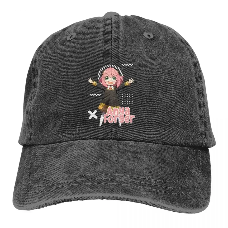 Letná čiapka Slnko Visor Anya Falkger Cute Hip Hop Caps Spy X rodina anime kovboj klobúk vrchol klobúkov Trucker Dad