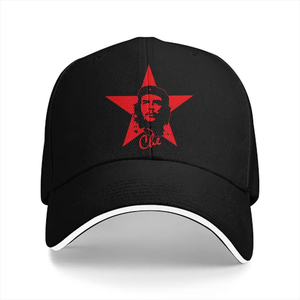 Letná čiapka Slnko Visor Red Star Hip Hop Caps Che Guevara vrchol klobúkov