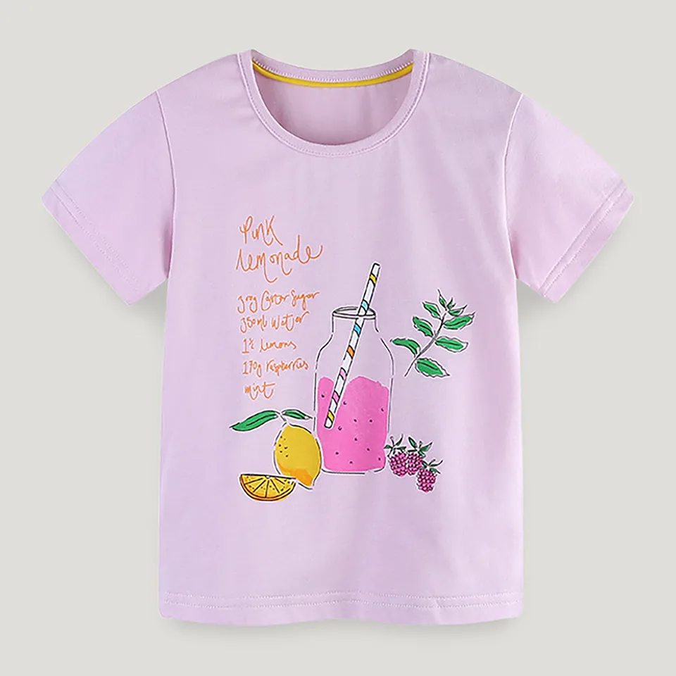 Letné batoľatá chlapci dievčatá s krátkym rukávom Karikačné výtlačky T Trišty Tops Clows Funkcie: Undershirt for Battle Girl