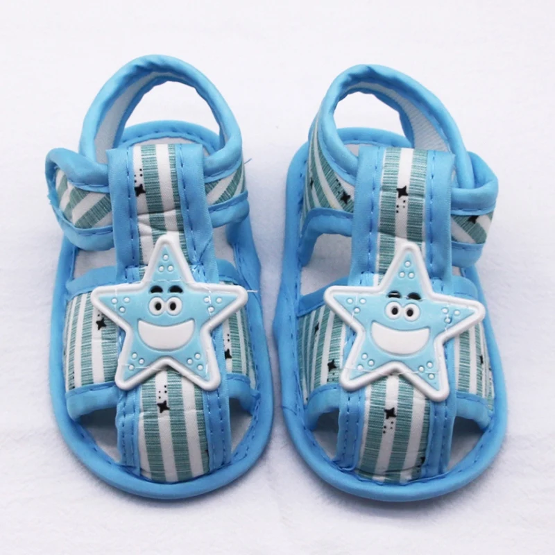 Letné chlapčeka Girl Star Pattern Hollow Sandále Dojčace dojča