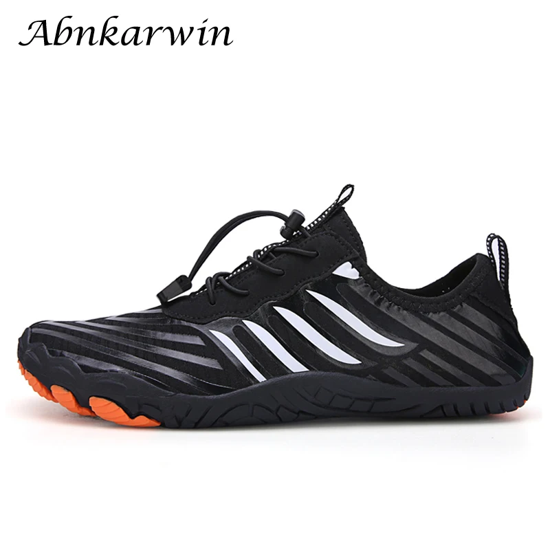 Letné mužov na pláži natiahnite tkaninu bosé topánky Voda aqua more kúpalisko topánky surfovanie aquashoes rýchlo sušené unisex