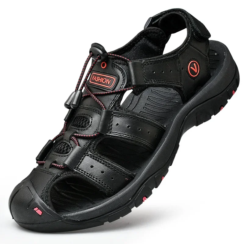 Letné voľný čas na pláži Water Shoes Men New Fashion Pohodlné vysoko kvalitné nekĺzavé priedušné mäkké sandále Veľkosť 37-47 aqua topánky