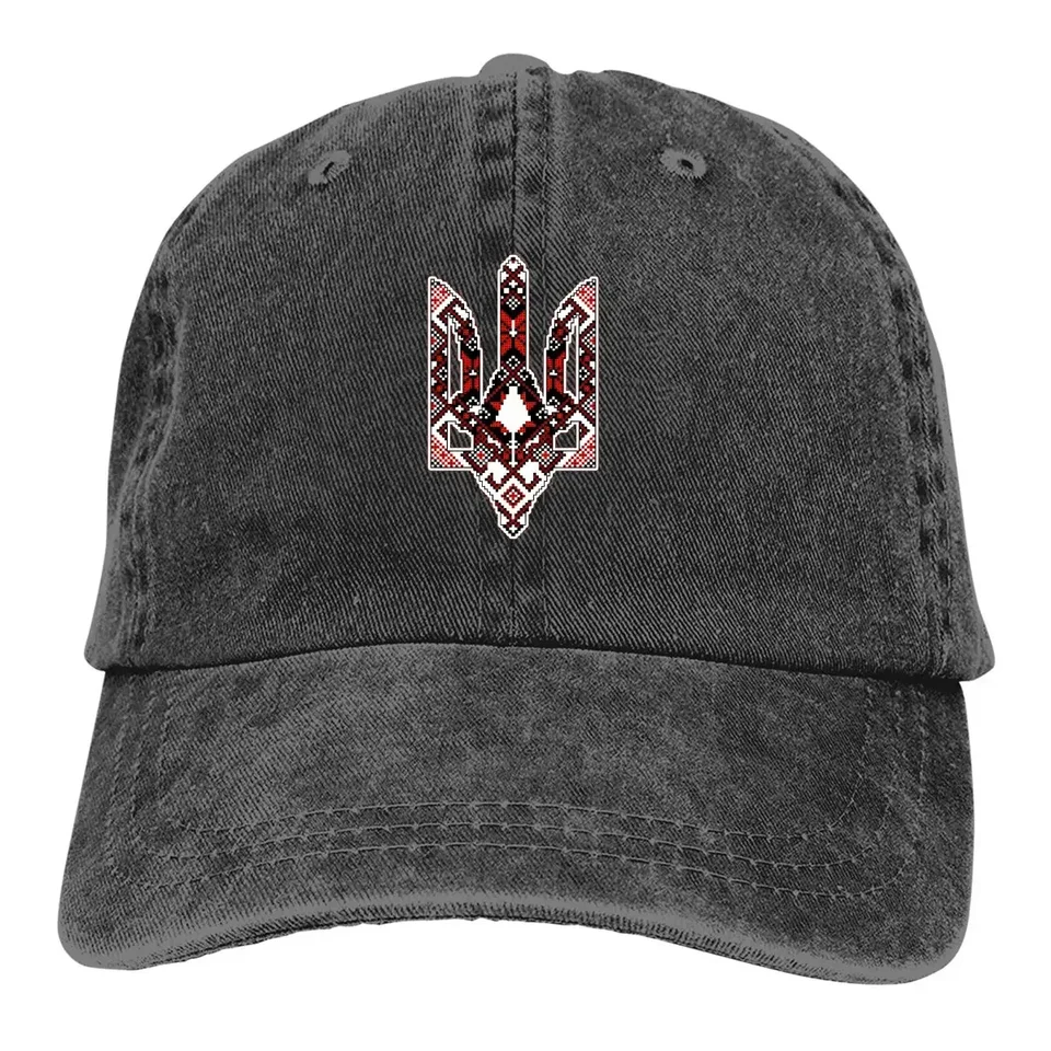 Letné čiapka Slnko Visor Národné symboly hip hopové čiapky Ukrajinské Vyshyvanka ornament kovbojské klobúky Športové klobúky pre mužov Ženy