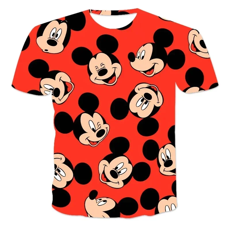 Leto Disney Mickey Mouse tlačené tričko Tričt