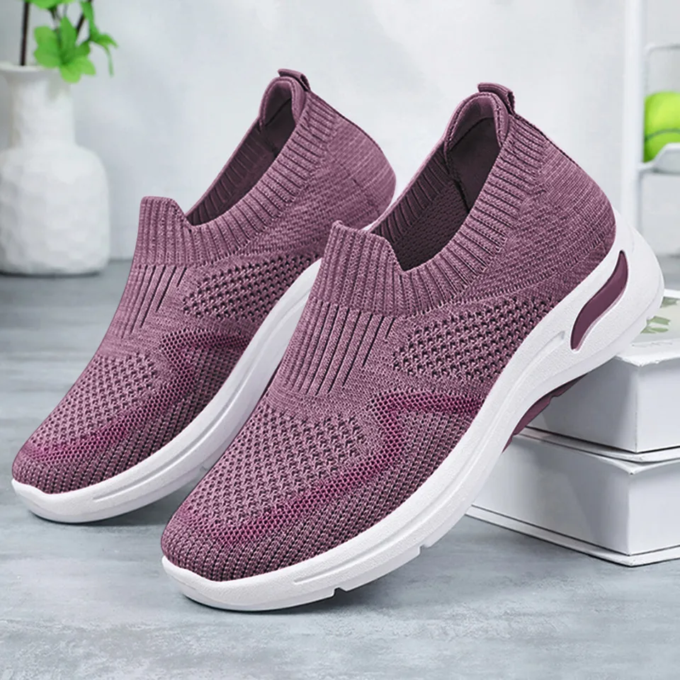 Leto nové pohodlie Príležitostné dámske topánky móda mäkké podrážky priedušné dutiny z plochých topánok pre ženy zapatos de mjer