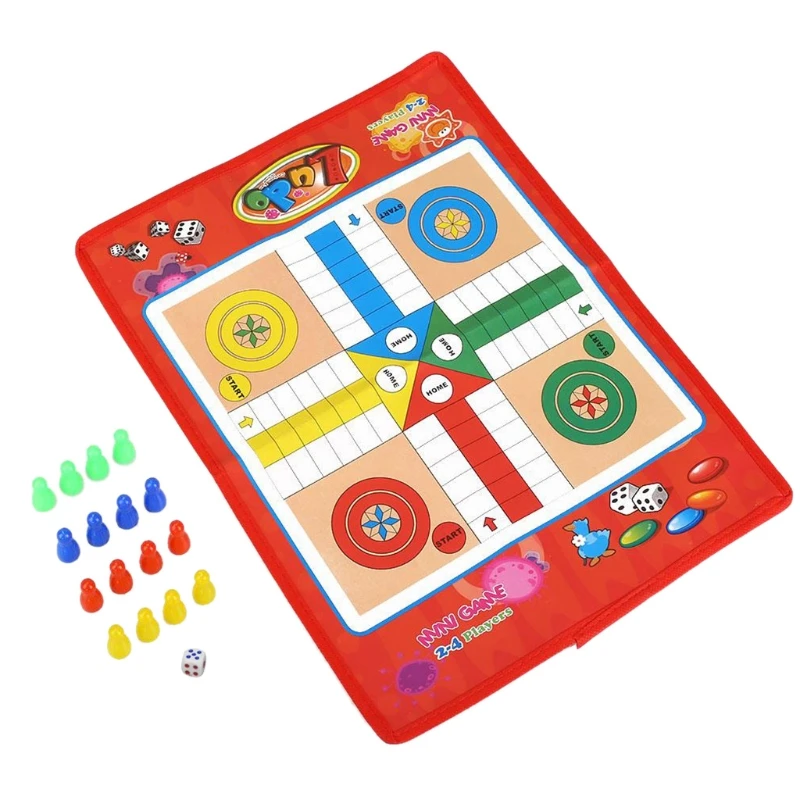 Letová šachová hra Ludo Chess Game Family Party Deti Fun Board Game Hrace Hračky pre deti zábavné darčeky Juego de Mesa