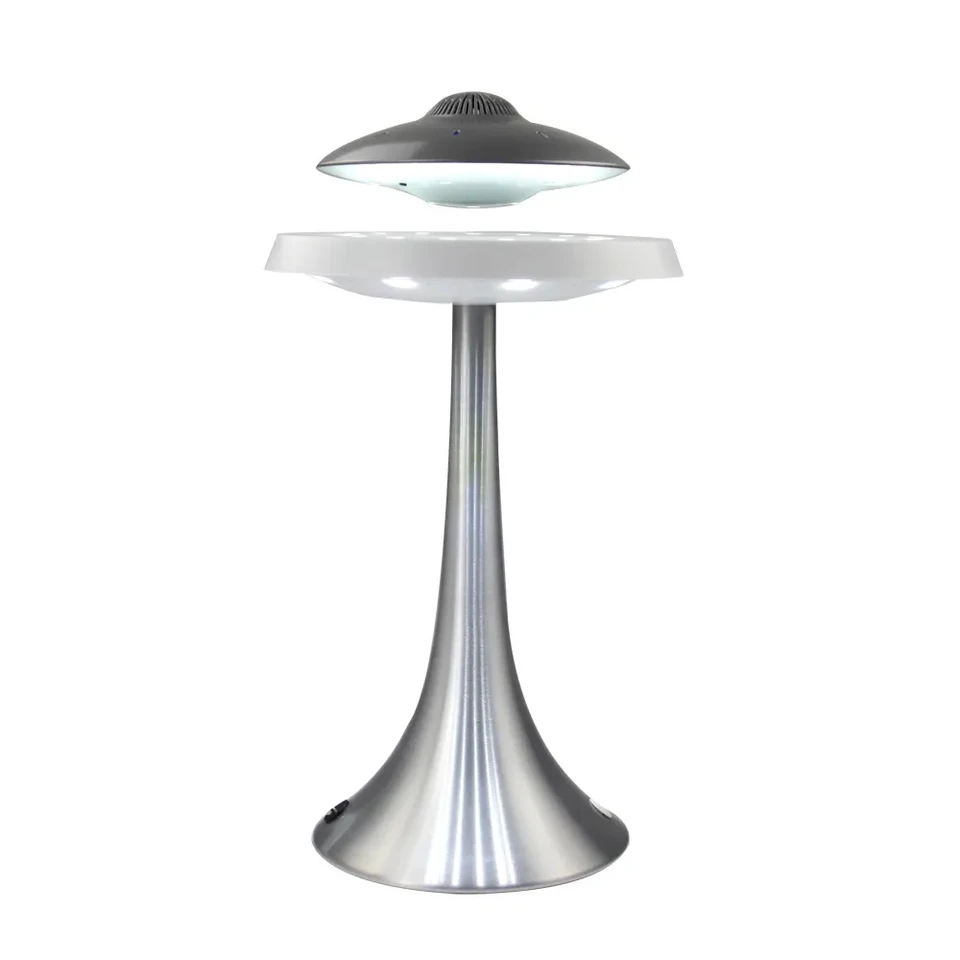 Levitačný reproduktor Magnetický plávajúci reproduktor UFO s reproduktorom farebného stolového lampy RGB s nočnými svetlami stolovej lampy