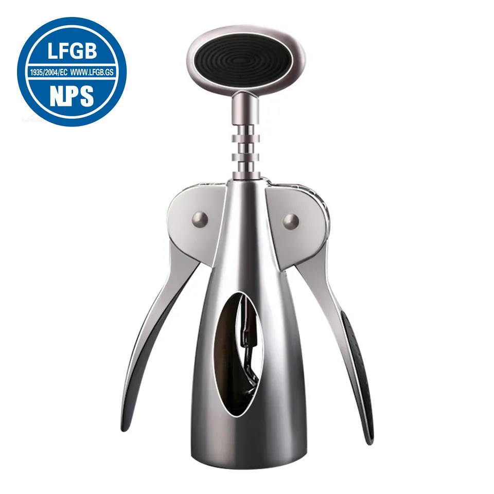 LFGB certifikát KirSite Zin zliatiny CORKSCREW LUXURY 6 cm s priemerom kovový otvárač fľaše otvárania originálny dizajn