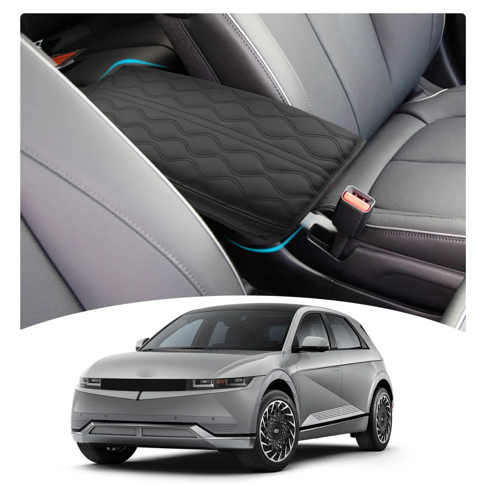 LFOTPP CAR LAPKRESTOVÝ KRICKA PRE HYUNDAI IONIQ 5 2023 2024 CENTRÁLNA OVLÁDACKÁ NÁKLADOVÁ NAPÁJajúci lakťový podkladový podložka Auto ioniq 5 Príslušenstvo 2024
