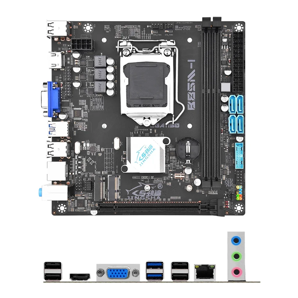 LGA 1150 PLACA MAE Desktop PC PC Základná doska Gigabit Ethernet B85M-I ITX Podpora počítačovej dosky Intel 4. gen Core i7 i5 i3