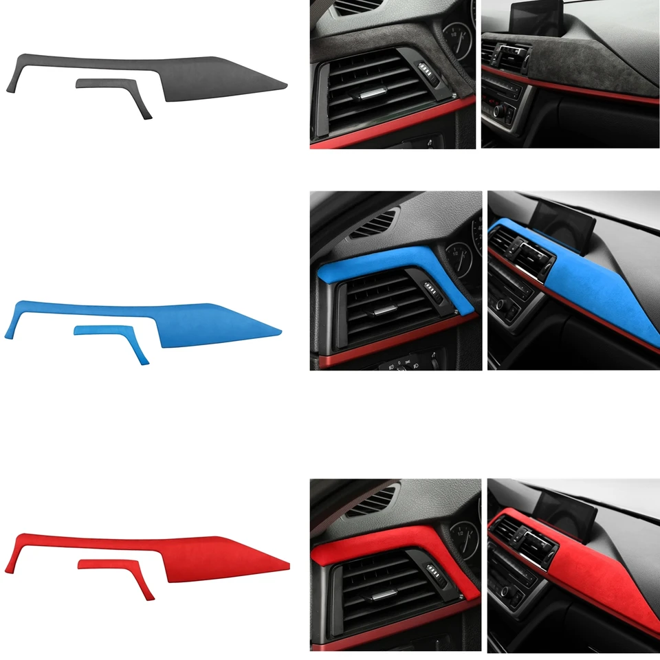 LHD auto predné stredné centrum Konzola Dashboard Tink Dash Dash Panel Panel Sticker pre BMW F30 F31 GT F34 F32 F33 F36